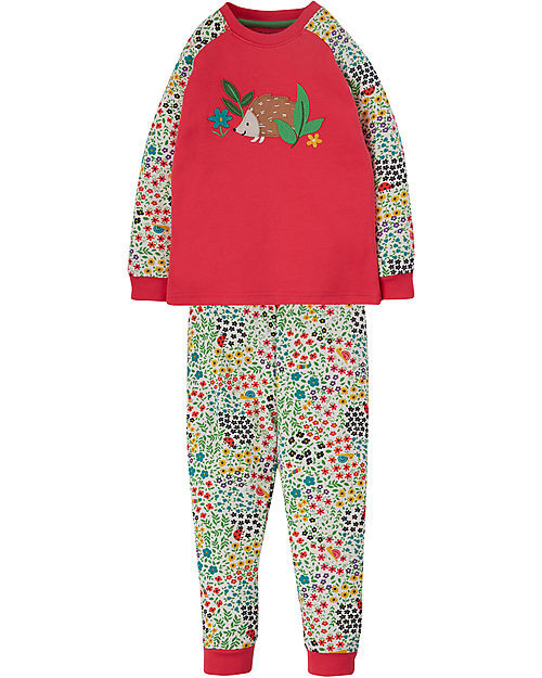 FRUGI Jamie Jim Jams - Watermelon Hedgehog/Garden Life
