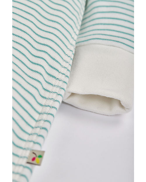 FRUGI Lovely Applique Patch Babygrow - Moss Breton/Hedgehog (LAST PIECE)