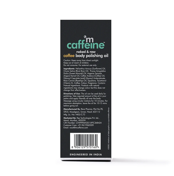 mCaffeine | Coffee Body Polishing Oil - 100 ml (BBE Nov-24)