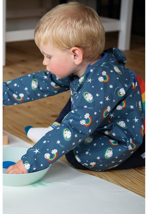 Splashing Sleeved Bib, Look At The Stars