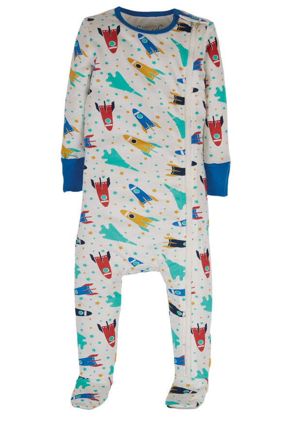 Zip Up Babygrow, Racing Rockets