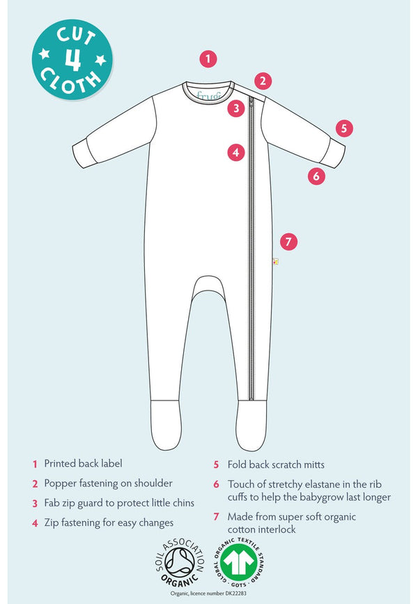 Zip Up Babygrow, Racing Rockets