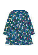Dani Dress, Blue Springtime Geese