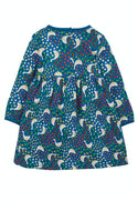 Dani Dress, Blue Springtime Geese