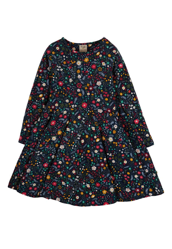 Sara Slub Skater Dress - Mountainside Flora
