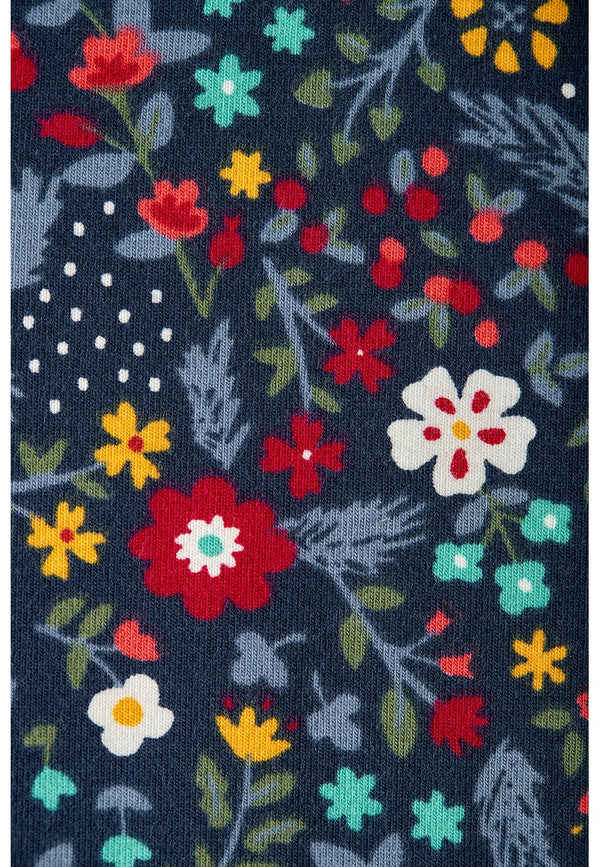 Sara Slub Skater Dress - Mountainside Flora