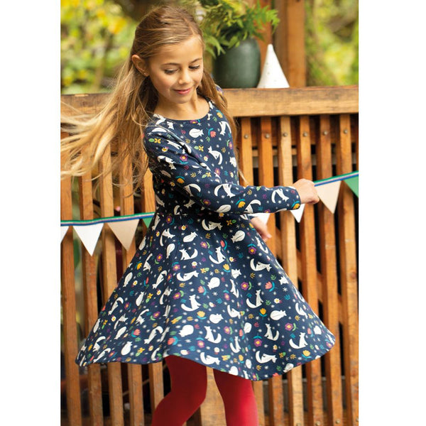 Sofia Skater Dress, Meadow Snoozing