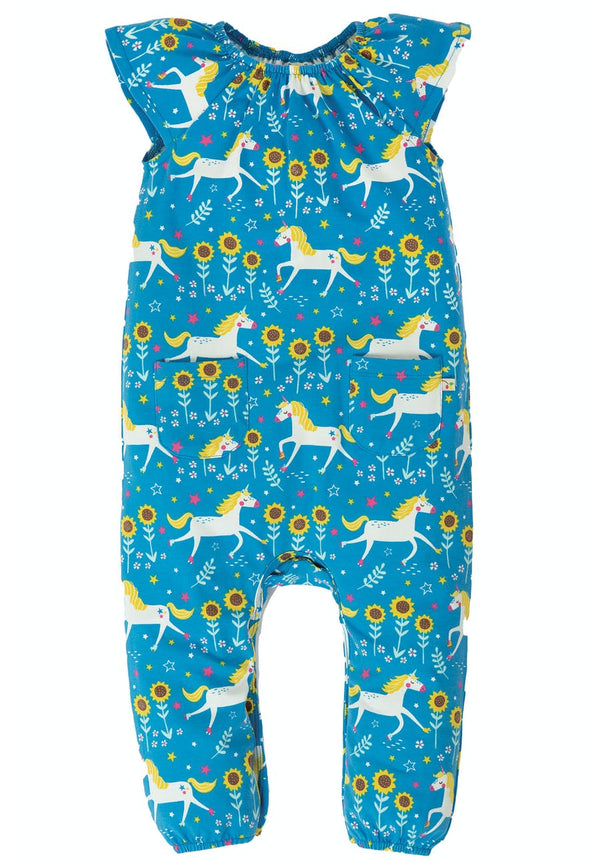 Dory Gathered Playsuit, Unicorn Skates