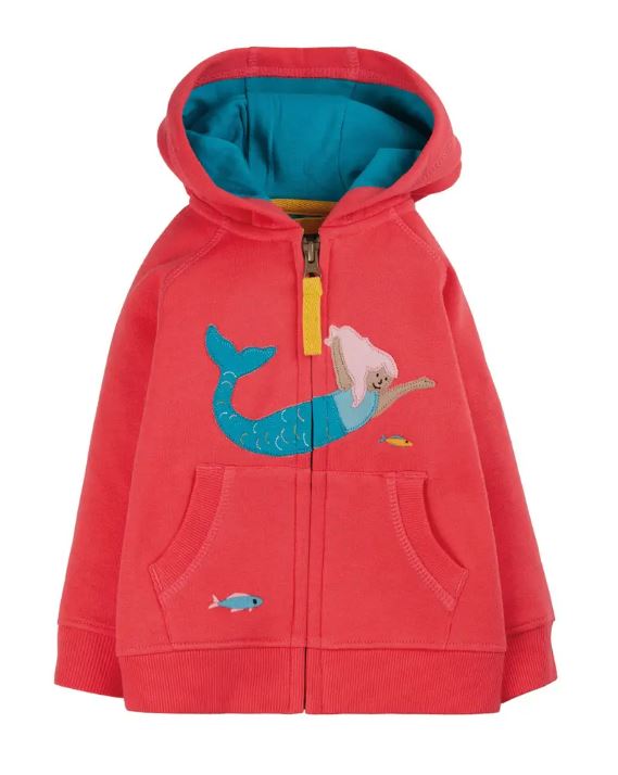 Hayle Hoody, Watermelon/Mermaid