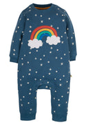 Frugi Snug and Cosy Romper, Abisko Stars/Rainbow