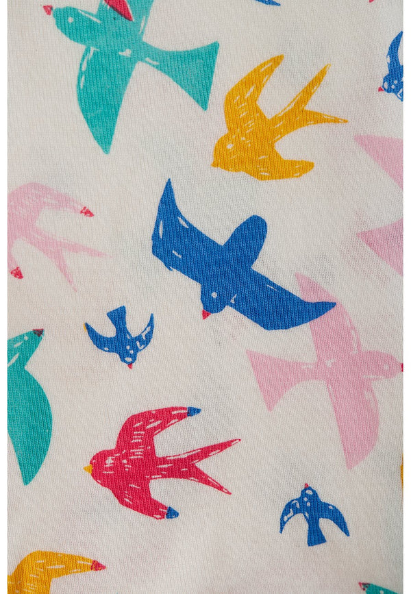 Zennor Zip Up Romper, Multi Rainbow Flight