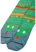 Perfect Pair Socks, Glen Green/Snake