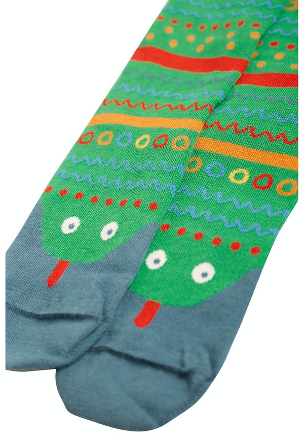 Perfect Pair Socks, Glen Green/Snake