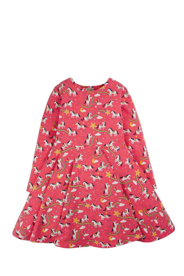 Sofia Skater Dress, Watermelon Cosmic Unicorns (LAST PIECE)