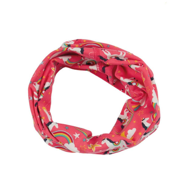 Sidney Stretch Snood, Watermelon Cosmic Unicorns