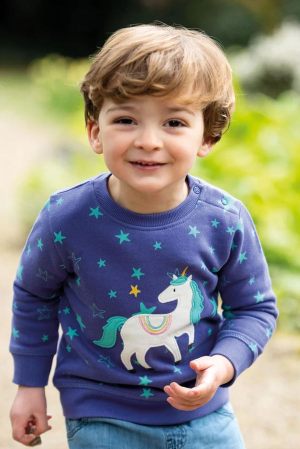 Sammy Sweatshirt, Mussel/Unicorn