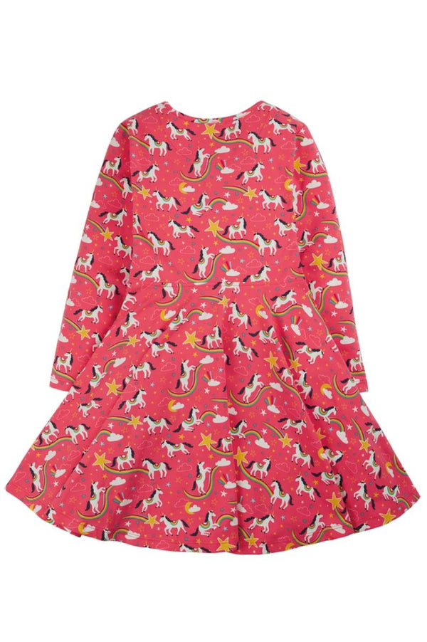Sofia Skater Dress, Watermelon Cosmic Unicorns (LAST PIECE)