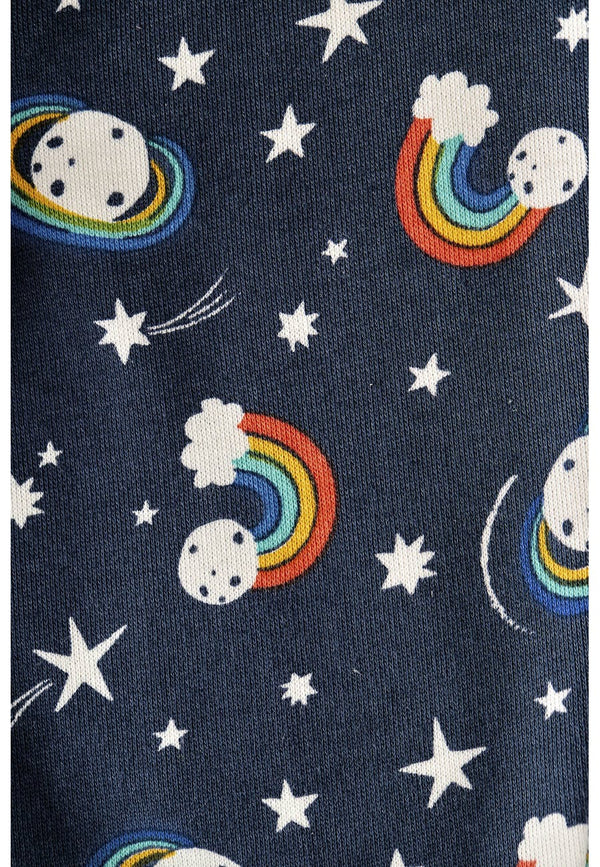 Printed Snug Joggers, Indigo Look At The Stars