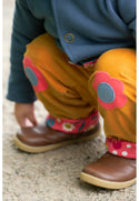 Cord Flower Reversible Trousers