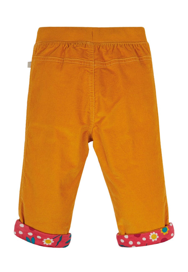 Cord Flower Reversible Trousers