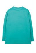 Adventure Applique Top, Pacific Aqua/Star