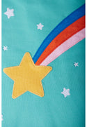 Adventure Applique Top, Pacific Aqua/Star