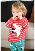 Easy On Top, Watermelon Stripe/Ptarmigan