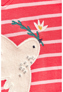 Easy On Top, Watermelon Stripe/Ptarmigan