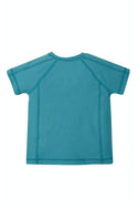 Yogi Yoga Tee, Sea Blue/Flamingo