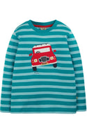 William Applique Top, Camper Blue Stripe/Vehicle