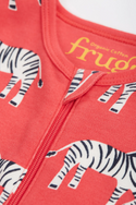 Zelah Zip Up All In One, Watermelon Zebra Play
