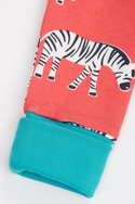 Zelah Zip Up All In One, Watermelon Zebra Play