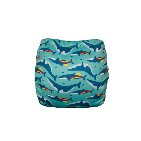 TOTSBOTS Swim Nappy - Rainbow Whales