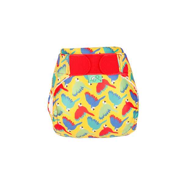 TOTSBOTS Swim Nappy - Bright Yellow Parrots