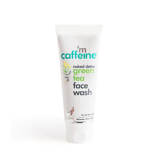 mCaffeine | Green Tea Face Wash with Vitamin C & Hyaluronic Acid - 100 ml (BBE 8/24)