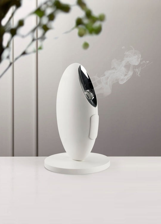 Bloomy Lotus Pebble Portable Beauty Diffuser - White