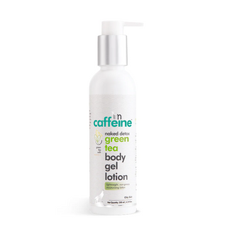 mCaffeine | Green Tea Body Gel Lotion - 200 ml | Hydration | Oily Skin (BBE 11/24)