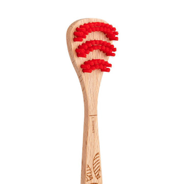 Georganics Beechwood Tongue Brush - Clean Tongue Surface - 0