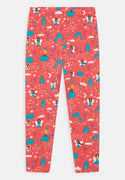 FRUGI Libby Printed Leggings, Pink Piskie Magic