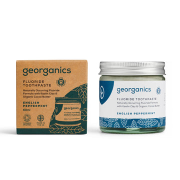 Georganics Naturally Occurring Calcium Fluoride Toothpaste - 60ml - 0