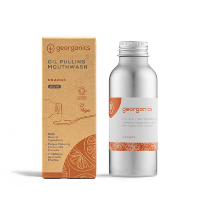 Georganics Natural Ayurvedic Oil Pulling Mounthwash - 100ml - 0