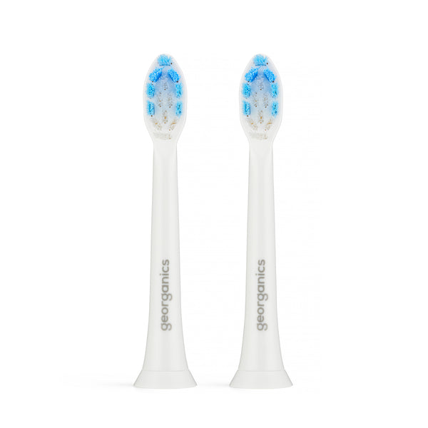 Georganics Sonic High Quality Electric Toothbrush Replacement Heads - 50000SPM (2pcs / Pack)