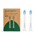 Georganics Sonic High Quality Electric Toothbrush Replacement Heads - 50000SPM (2pcs / Pack)