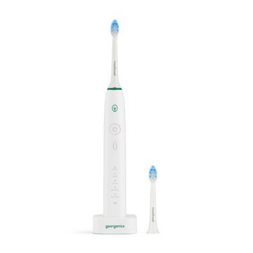 Georganics Sonic High Quality Electric Toothbrush Set - 50000SPM [FREE replacement heads] - 0