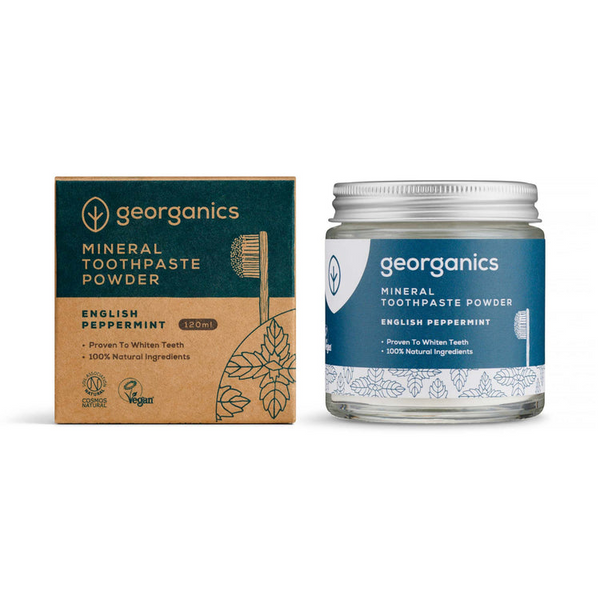 Georganics Whitening Mineral Toothpaste Peppermint - 60ml