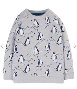 Rex Jumper, Grey Marl Penguins