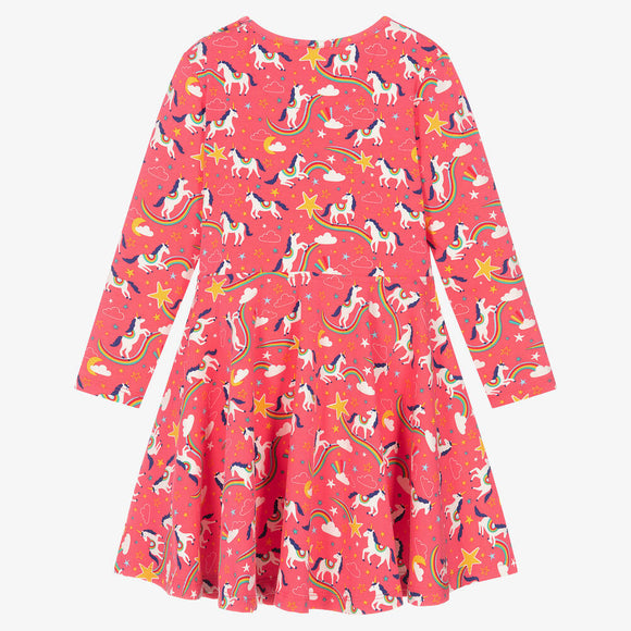 Sofia Skater Dress, Pink Piskie Magic