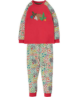 FRUGI Jamie Jim Jams - Watermelon Hedgehog/Garden Life - Simple Wellness 