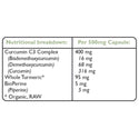 FUSHI Turmeric C3 & Bioperine Extract (BBE 09/24)