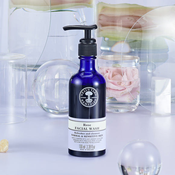Rose Facial Wash 100ml - Simple Wellness 